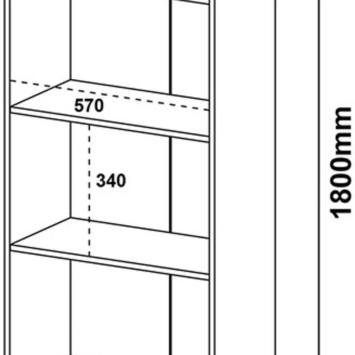 ESTANTE MULTY CANELA (60 X 30 X 180 CM) 5