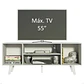 RACK PARA TV COPENHAGEN BLANCO (136 X 39 X 54 CM) - Miniatura 3