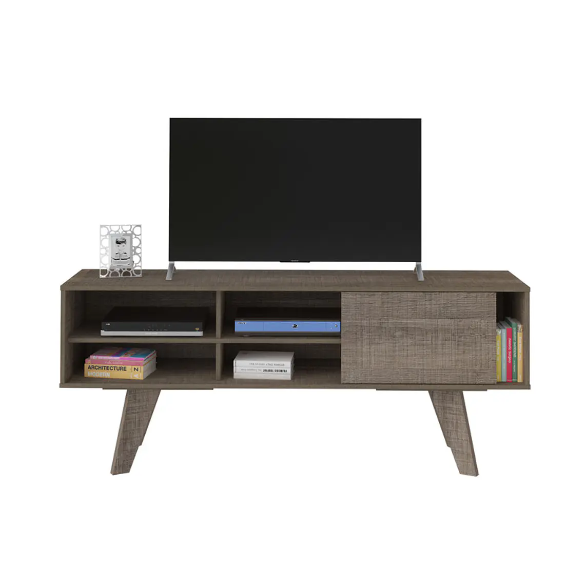 RACK VIP CANELA CON MARFIL (160 X 40 X 65 CM) 1