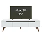 RACK PARA TV REIMS BLANCO (180 X 40 X 50 CM) - Miniatura 2