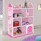 ESTANTE CASTILLO ROSA NIÑOS (91 X 32 X 118 CM) - Miniatura 2