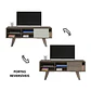 RACK VIP CANELA CON MARFIL (160 X 40 X 65 CM) - Miniatura 2