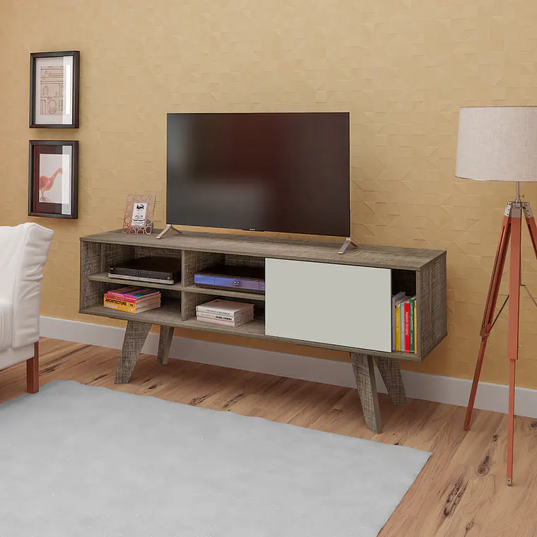 RACK VIP CANELA CON MARFIL (160 X 40 X 65 CM) 3
