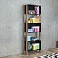 ESTANTE JAM NEGRO-RUSTICO (60 X 30 X 180 CM) - Miniatura 3