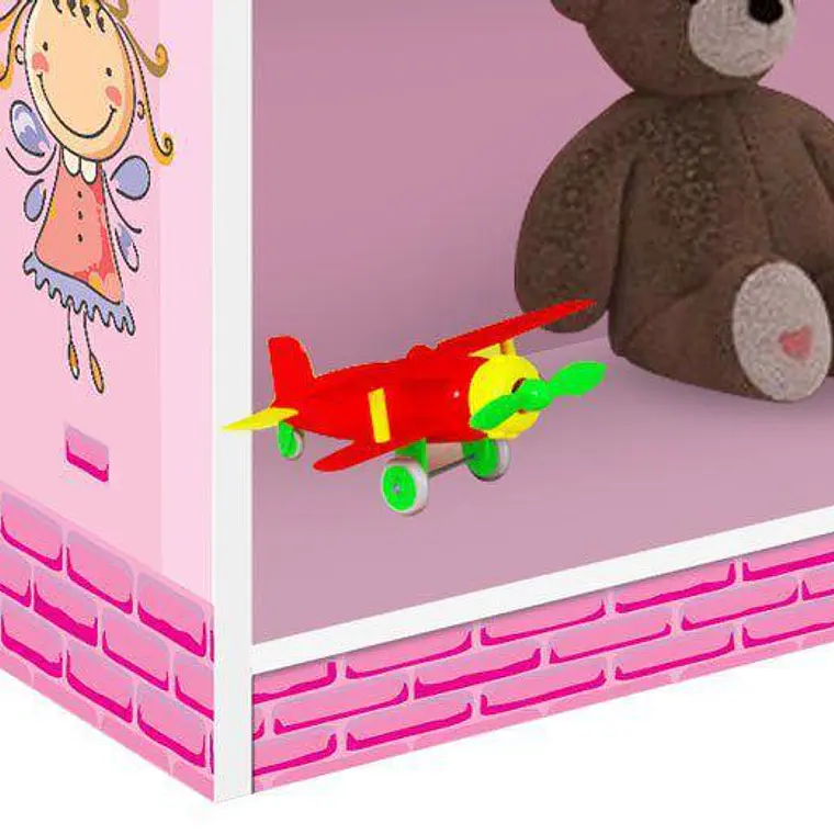 ESTANTE CASTILLO ROSA NIÑOS (91 X 32 X 118 CM) 4