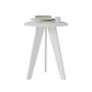 MESA DE APOIO ELLIS BRANCO (54 X 54 X 65 CM) - Miniatura 4