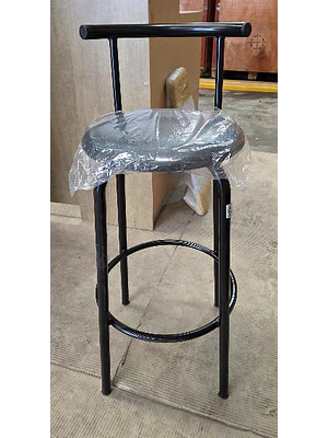 TABURETE BITRUS NEGRO (38 X 40 X 93 CM)