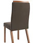 COMEDOR CRUZ VIDRIO NEGRO CON 6 SILLAS JOLI MARRÓN (160 X 90 X 78 CM) - Miniatura 5