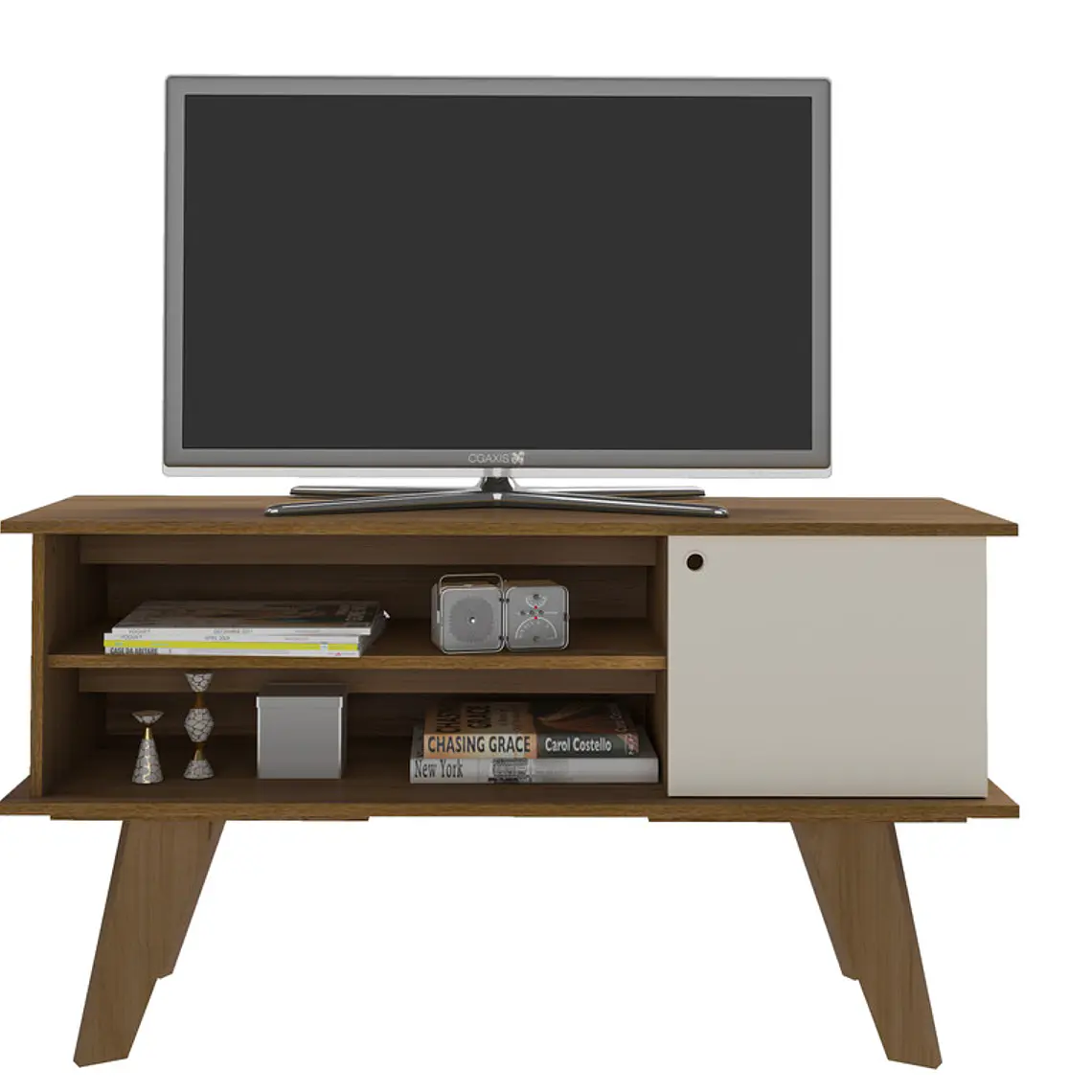 RACK FRANK RÚSTICO CON MARFIL (120 X 40 X 65 CM) 1