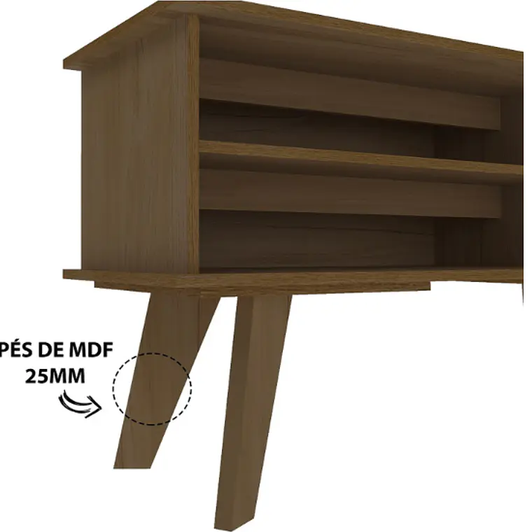 RACK FRANK RÚSTICO CON MARFIL (120 X 40 X 65 CM) 5