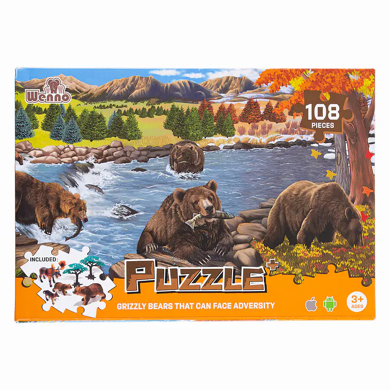  PUZZLE OSO + FIGURAS (108 PIEZAS) 1