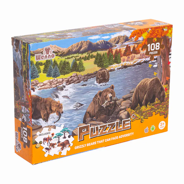  PUZZLE OSO + FIGURAS (108 PIEZAS) 2