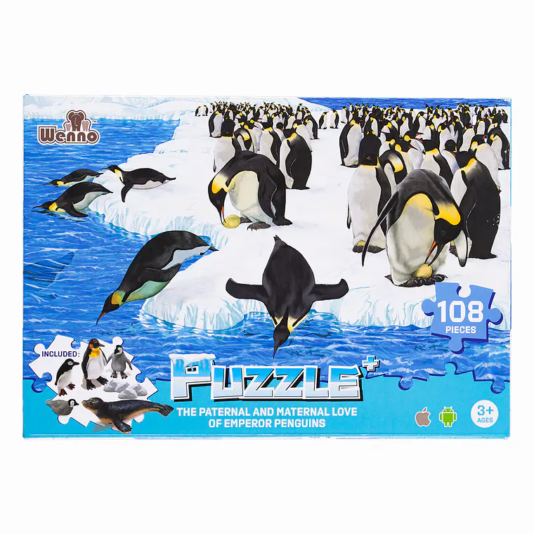  PUZZLE PINGÜINO + FIGURAS (108 PIEZAS) 1