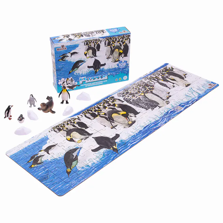  PUZZLE PINGÜINO + FIGURAS (108 PIEZAS) 3