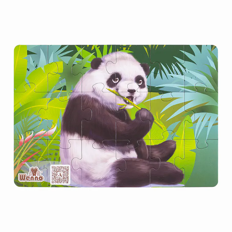  PUZZLE OSO PANDA + FIGURA (18 PIEZAS) 2