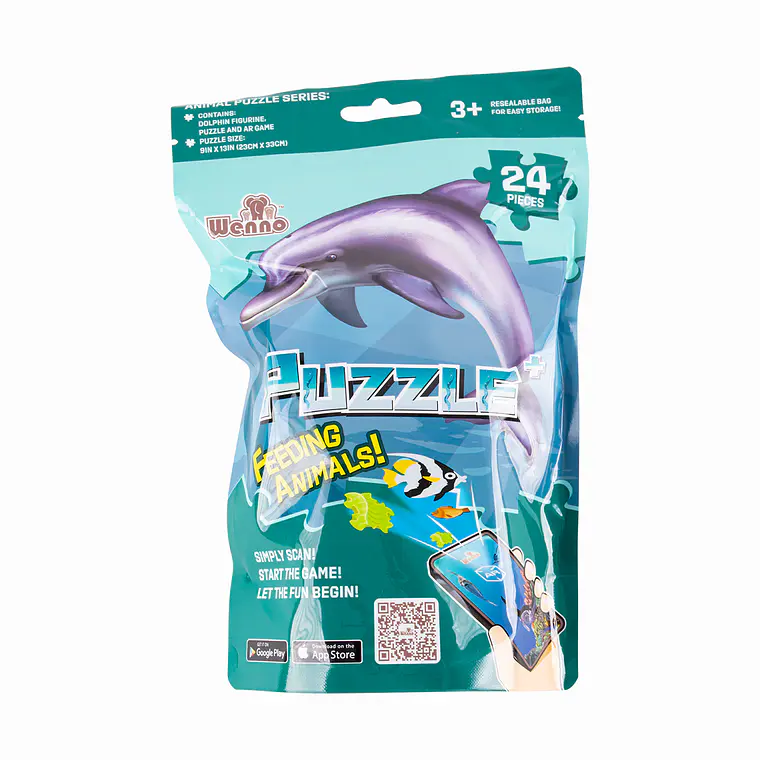  PUZZLE DELFÍN + FIGURA (24 PIEZAS) 1