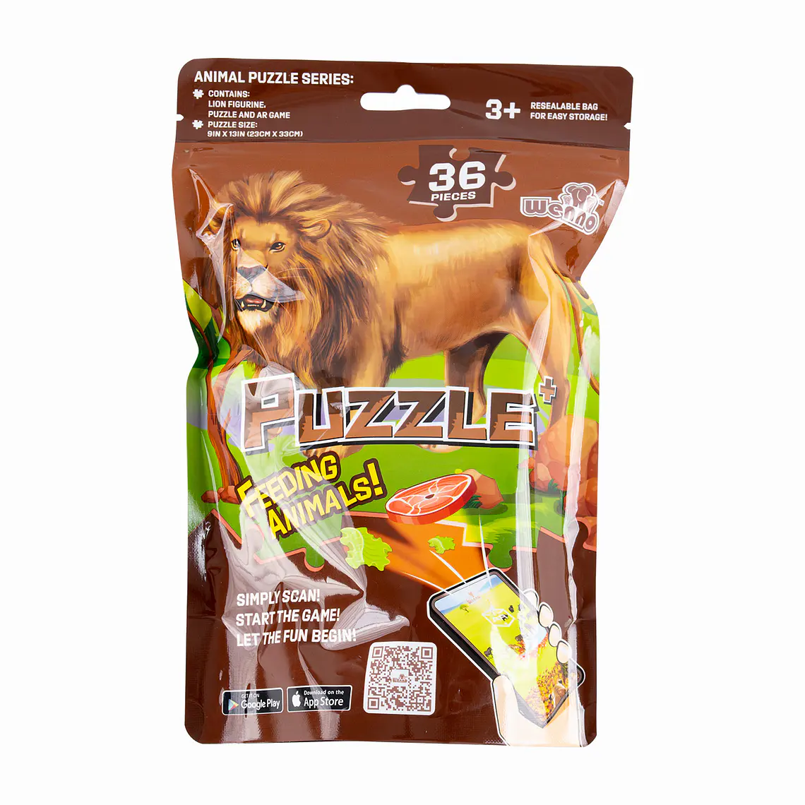  PUZZLE LEÓN + FIGURA (36 PIEZAS) 1