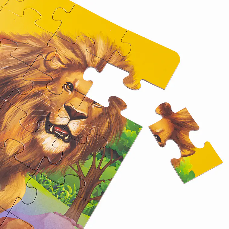  PUZZLE LEÓN + FIGURA (36 PIEZAS) 3