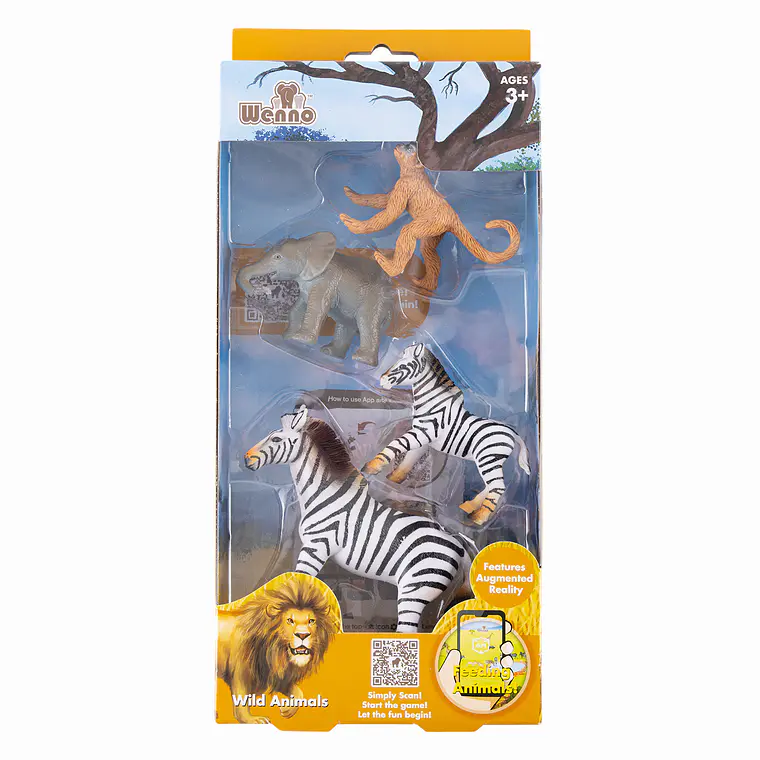  ANIMALES SALVAJES (4 PIEZAS) 1
