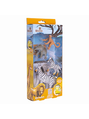  ANIMALES SALVAJES (4 PIEZAS)