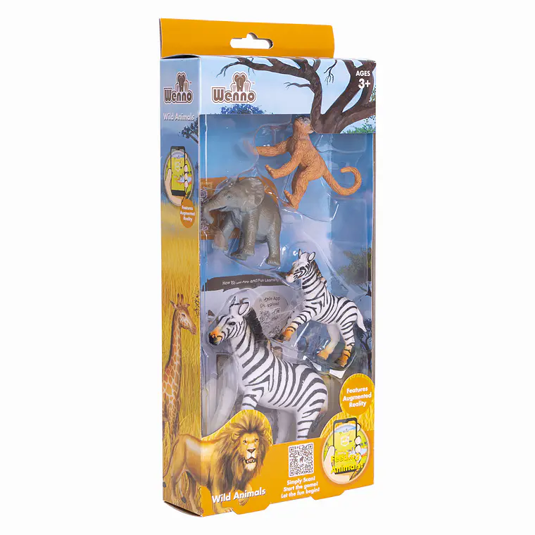  ANIMALES SALVAJES (4 PIEZAS) 2