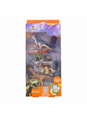  DINOSAURIOS (4 PIEZAS)