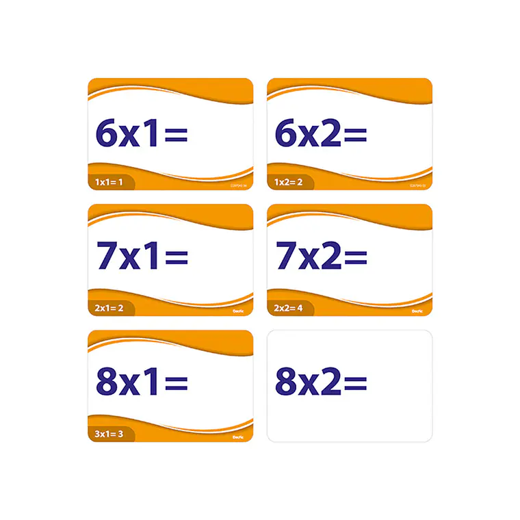  LÁMINAS APRENDIENDO A MULTIPLICAR (56 PIEZAS) 3