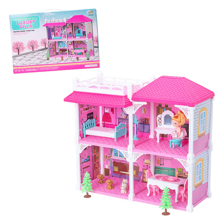  CASA DE MUÑECA ARMABLE (45 x 22 x 41 cm) 1