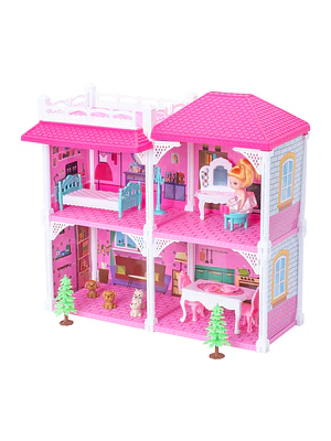  CASA DE MUÑECA ARMABLE (45 x 22 x 41 cm)