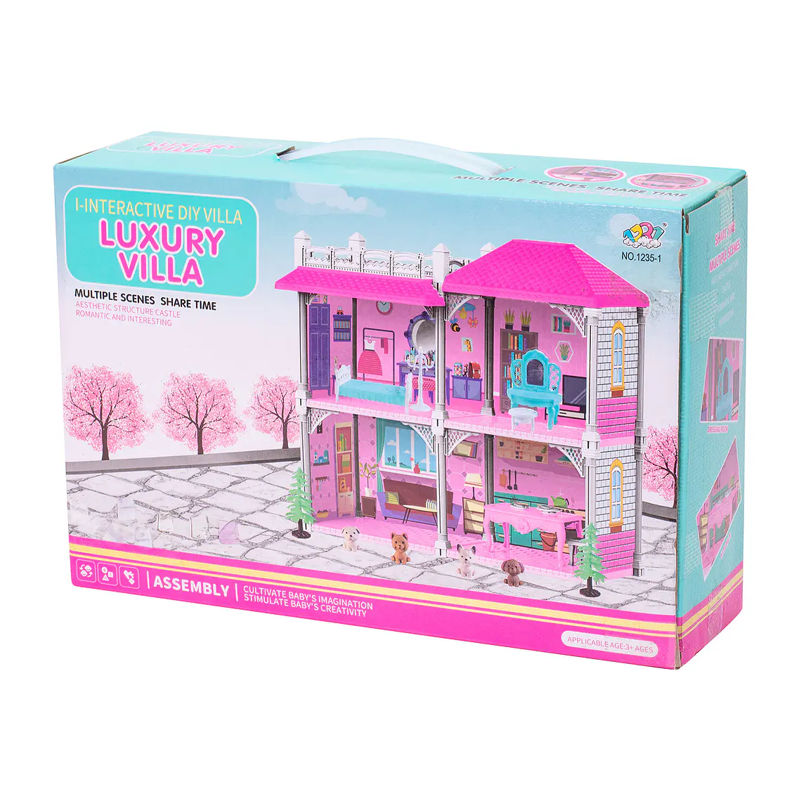  CASA DE MUÑECA ARMABLE (45 x 22 x 41 cm) 4