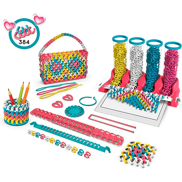  SET CARTERA Y BRAZALETE PARA ARMAR (384 PIEZAS)  2