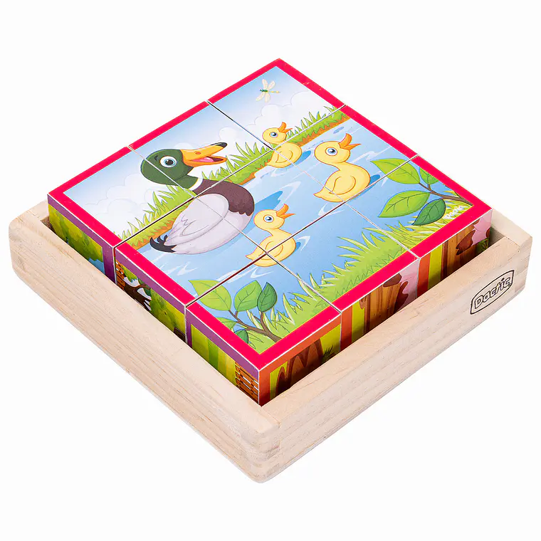  PUZZLE CUBO ANIMALES (9 PIEZAS) 2