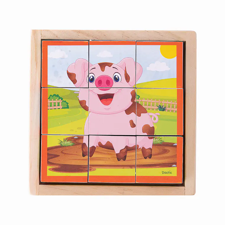  PUZZLE CUBO ANIMALES (9 PIEZAS) 3