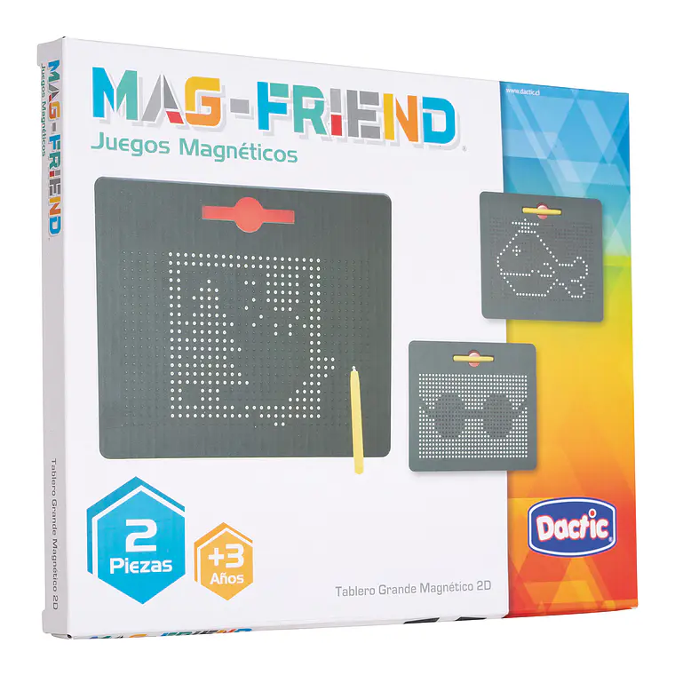  ¡DIBUJA EN 2D! TABLERO GRANDE MAGNÉTICO (31,5 x 25,5 cm) 1