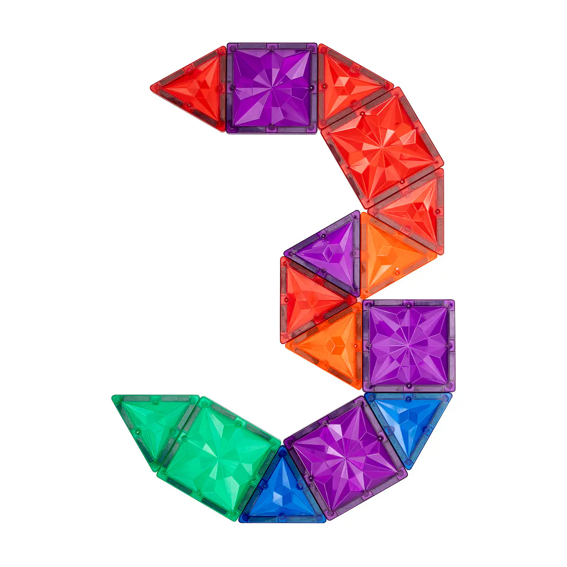  PIEZA GEOMÉTRICA MAGNÉTICA 3D (100 PIEZAS) 15