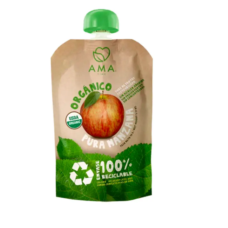 PACK 32 UNID-  PURÉ MANZANA ORGÁNICO 90G (FECHA DE VENCIMIENTO: 11-10-26) 3