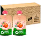 PACK 32 UNID-  PURÉ MANZANA DURAZNO ORGÁNICO 90G (FECHA DE VENCIMIENTO: 11-10-26) - Miniatura 2