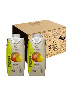 PACK 18 UNID- JUGO MANZANA PERA ORGÁNICO 330CC (FECHA DE VENCIMIENTO: 24-12-26)