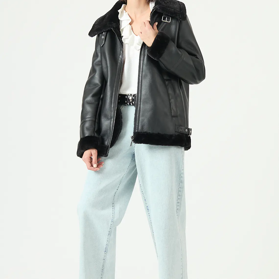 CHAQUETA CASUAL NEGRO (TALLA L) 3