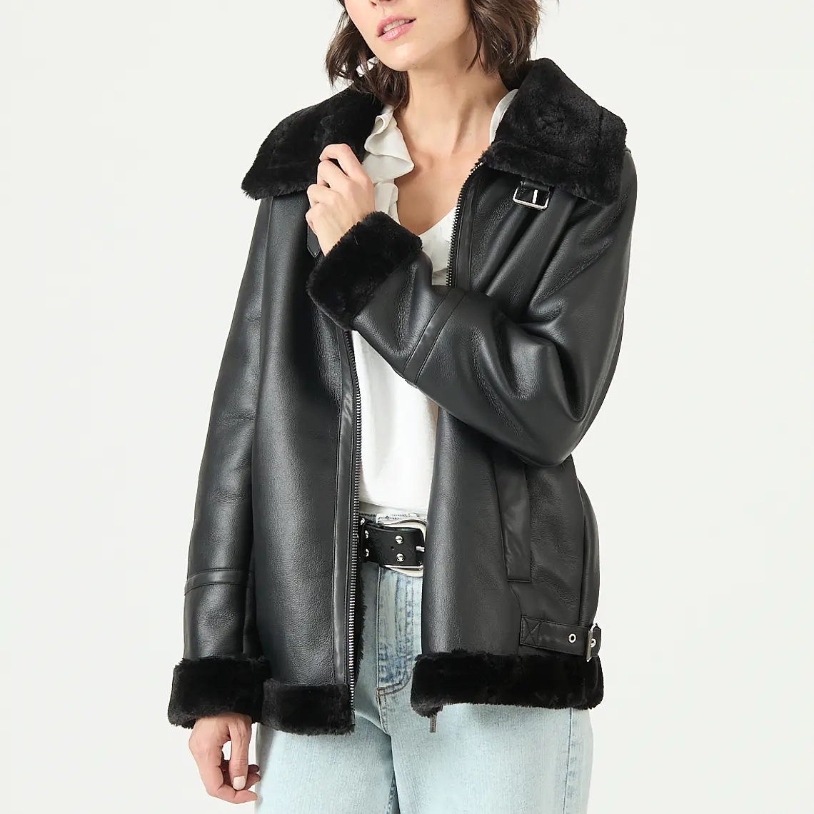 CHAQUETA CASUAL NEGRO (TALLA L) 2