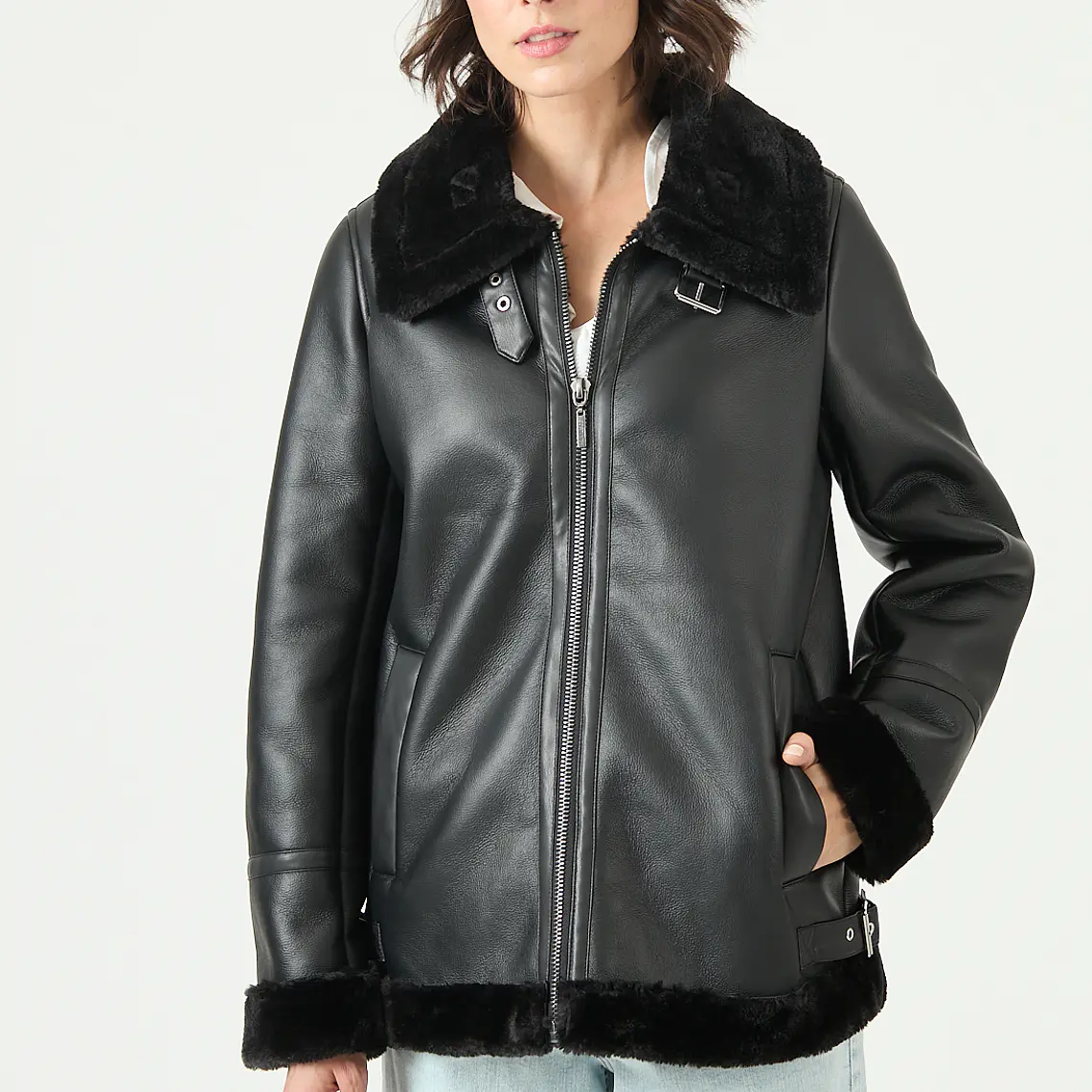 CHAQUETA CASUAL NEGRO (TALLA L) 1