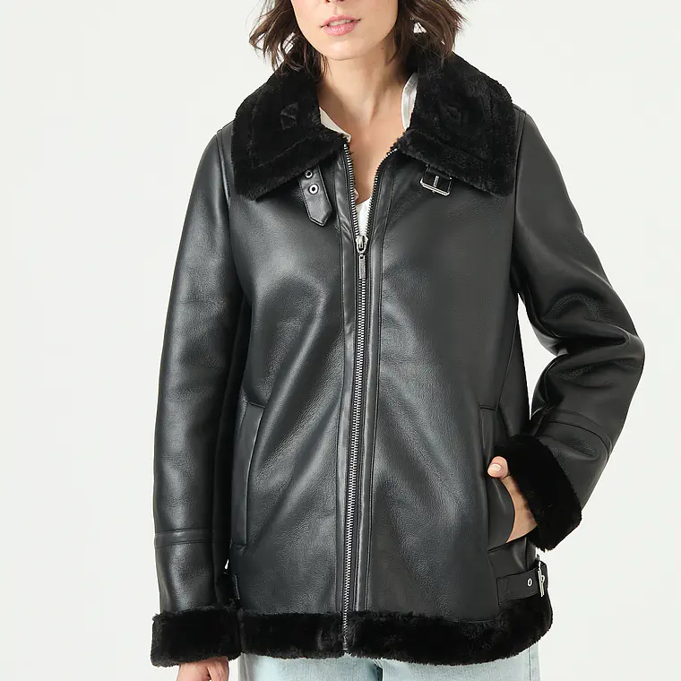 CHAQUETA CASUAL NEGRO (TALLA L) 1