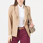 CHAQUETA CUELLO SASTRE BEIGE (TALLA 38 a 44) - Miniatura 1