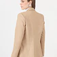 CHAQUETA CUELLO SASTRE BEIGE (TALLA 38 a 44) - Miniatura 5
