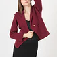 CHAQUETA CUELLO V FRAMBUESA (TALLA M a XL) - Miniatura 1