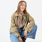 CHAQUETA CUELLO CAMISERO VERDE (TALLA M a XL) - Miniatura 2