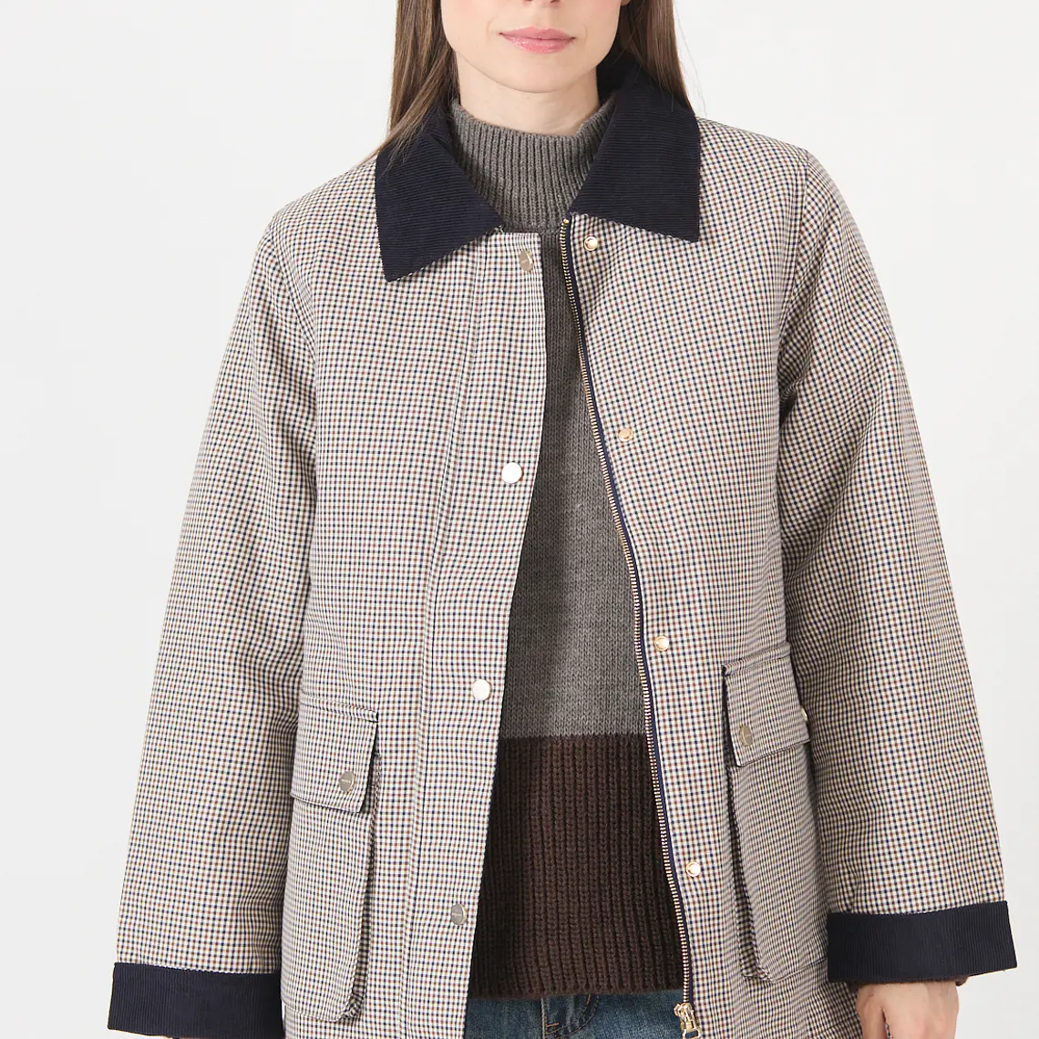CHAQUETA CASUAL CUADRILLE AZUL MARINO (TALLA L y XL) 1