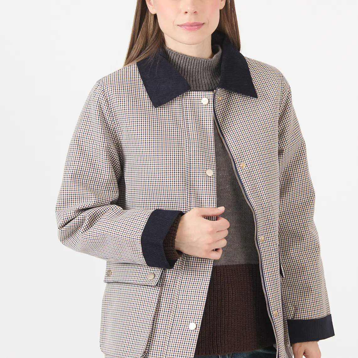 CHAQUETA CASUAL CUADRILLE AZUL MARINO (TALLA L y XL) 4