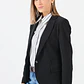 CHAQUETA CASUAL CUELLO SASTRE NEGRO (TALLA S a XL) - Miniatura 4