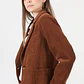 CHAQUETA CASUAL CUELLO SASTRE DE COTELE CAFÉ (TALLA M a XL) - Miniatura 2